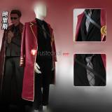 Library Of Ruina Thumb Capo Boris Stern Soldato Red Black Uniform Cosplay Costume