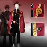 Library Of Ruina Thumb Capo Boris Stern Soldato Red Black Uniform Cosplay Costume