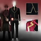 Library Of Ruina Thumb Capo Boris Stern Soldato Red Black Uniform Cosplay Costume