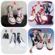 Chainsaw Man Power Denji Aki Hayakawa Red Blue Cosplay Shoes Boots