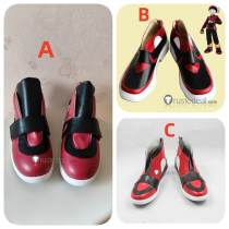 Pokemon Ruby and Sapphire Trainer Brendan Black Cosplay Shoes Boots