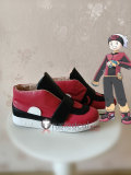 Pokemon Ruby and Sapphire Trainer Brendan Black Cosplay Shoes Boots