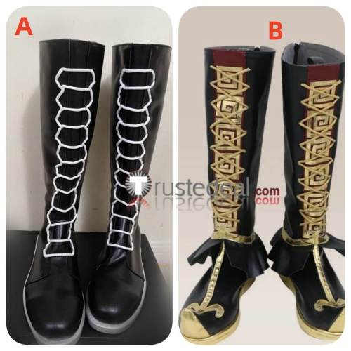 Shuumatsu no Valkyrie Record of Ragnarok Qin Shi Huang Beelzebub Cosplay Shoes Boots