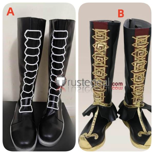 Shuumatsu no Valkyrie Record of Ragnarok Qin Shi Huang Beelzebub Cosplay Shoes Boots