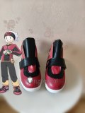 Pokemon Ruby and Sapphire Trainer Brendan Black Cosplay Shoes Boots