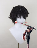 Commission Code Vein Louis Amamiya Black Dark Brown Styled Cosplay Wig