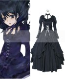 D.Gray-man Lenalee Lee Princess Black Dress Cosplay Costume