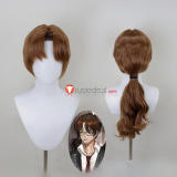 Limbus Company Gregor Yuri Ryoshu Black Red Styled Cosplay Wig