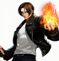 The King of Fighters XV KOF15 Kyo Kusanagi Black Jacket Cosplay Costume