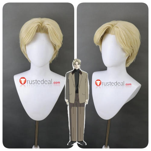 Commission Monster Johan Liebert Blonde Styled Cosplay Wig
