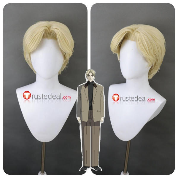 Commission Monster Johan Liebert Blonde Styled Cosplay Wig