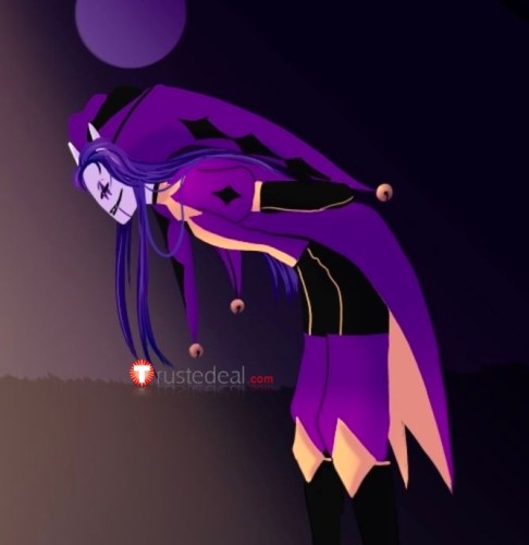 The Freak Circus Jester Purple Cosplay Costume