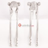 Sailor Moon Tsukino Usagi Long Silver Cosplay Wig