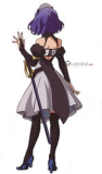 Seraph of the End Owari no Serafu Chess Belle Black White Cosplay Costume