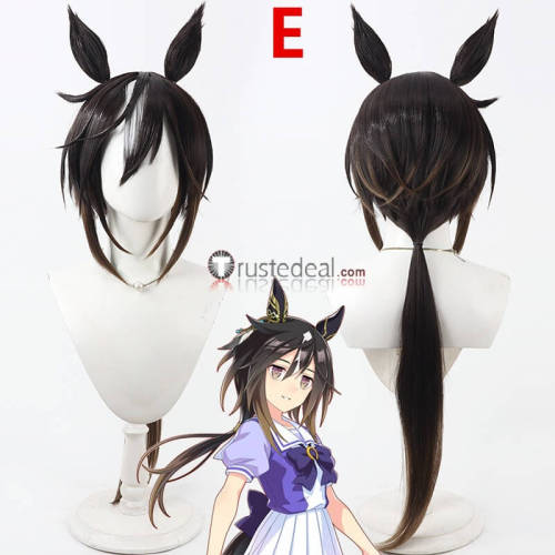 Uma Musume Pretty Derby Stay Gold Kiniro Ryotei T.M. Opera O Fenomeno Air Shakur Black Orange Purple Cosplay Wigs