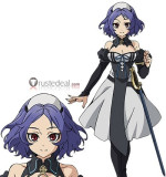 Seraph of the End Owari no Serafu Chess Belle Black White Cosplay Costume