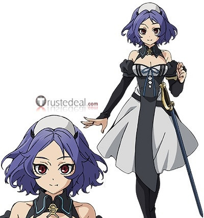 Seraph of the End Owari no Serafu Chess Belle Black White Cosplay Costume
