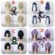 Genshin Impact Freminet Nefer Kyryll Chudomirovich Flins Durin Purple Blonde Styled Cosplay Wig