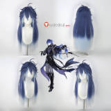 Genshin Impact Freminet Nefer Kyryll Chudomirovich Flins Durin Purple Blonde Styled Cosplay Wig