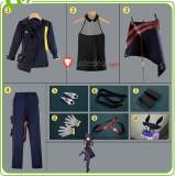 Uma Musume Pretty Derby Fenomeno Blue Cosplay Costume