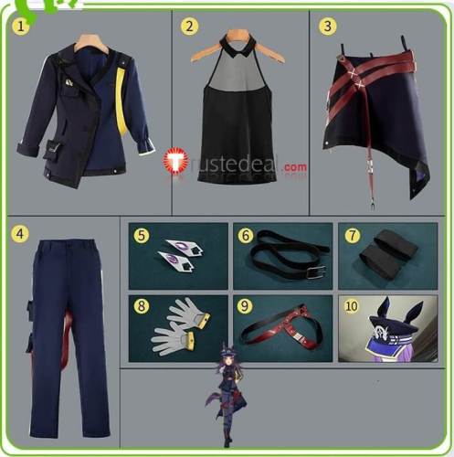 Uma Musume Pretty Derby Fenomeno Blue Cosplay Costume