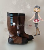 Pokemon XY Serena Whitney Akane Gym Leader Cosplay Red Shoes Boots