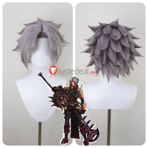 Hack Haseo Silver White Gray Styled Cosplay Wig