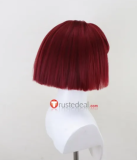 K Project Suou Mikoto Wine Red Styled Cosplay Wig