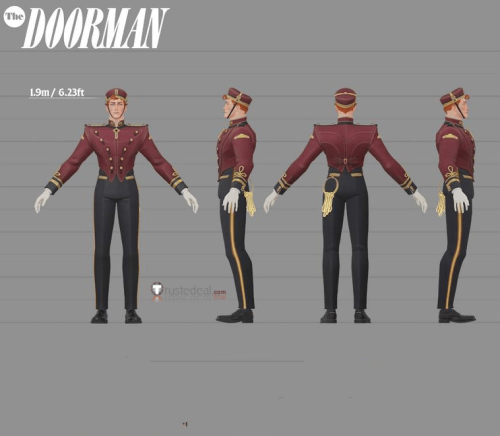 Commission Deadlock The Doorman Cosplay Costume