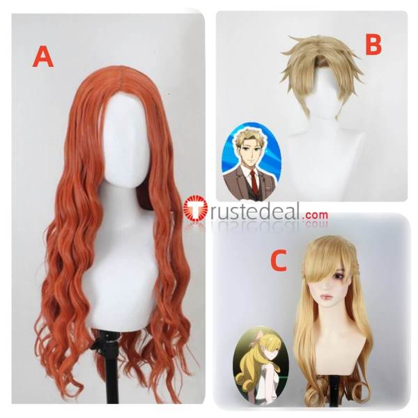 SPY x FAMILY Loid Forger Twilight Sylvia Sherwood Fiona Frost Nightfall Blonde Styled Cosplay Wig