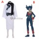 Pokemon Masters EX Grimsley White Kimono Blue Cosplay Costume