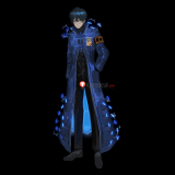 Limbus Company Erlking Heathcliff Hohenheim Blue Cosplay Costume