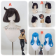 Pokemon Legends Z-A ZA Mable Detective Emma Black Blue Styled Cosplay Wig