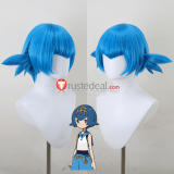 Pokemon Team Galactic Saturn Lana AZ Silver Blue Styled Cosplay Wig
