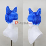 Pokemon Team Galactic Saturn Lana AZ Silver Blue Styled Cosplay Wig
