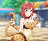 Love Live Maki Nishikino Cheetah Leopard Cosplay Costume