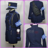 Blue Archive Highlander Railroad Academy Central Control Center Twins Nozomi Tachibana Dark Blue Uniform Cosplay Costume