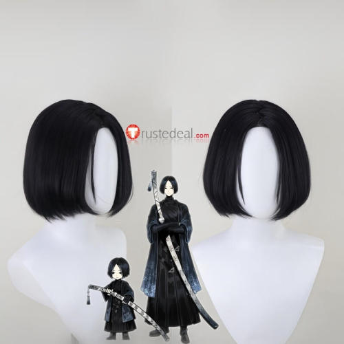 Limbus Company Araya Sprites Rodion Ren Gregor Brown Black Styled Cosplay Wig
