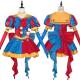 The Amazing Digital Circus Pomni Jester Clown Dress Cosplay Costume