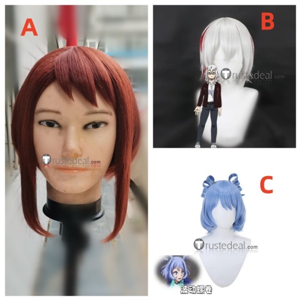 My Hero Academia Ochaco Uraraka Uravity Nejire Hado Fuyumi Todoroki Styled Cosplay Wig
