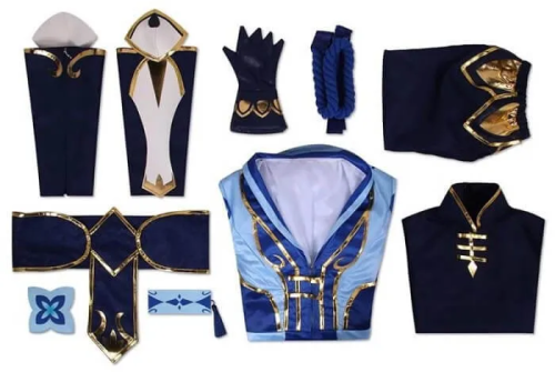 League of Legends LOL Ezreal Porcelain Protector Cosplay Costume