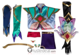 League of Legends LOL Faerie Court Ezreal Cosplay Costume