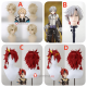 Genshin Impact Varka Illuga Xbalanque Red Grey Blonde Styled Cosplay Wig
