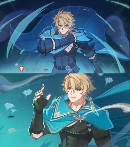 Genshin Impact Varka Cosplay Costume Advanced Version