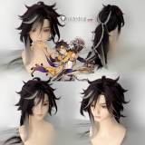 Genshin Impact Gaming Chiori Sethos Brown Red Cosplay Wig