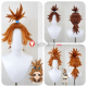 Gachiakuta Remlin Tysark Blonde Brown Styled Cosplay Wig