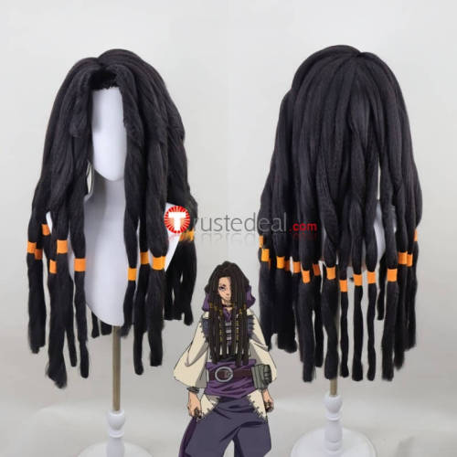 Gachiakuta Jabber Wonger Zodyl Typhon Rudo Surebrec Black Purple Silver Green Styled Cosplay Wig