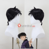 Inuyasha Shichinintai Bankotsu Miroku Black Styled Cosplay Wig