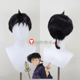 Inuyasha Shichinintai Bankotsu Miroku Black Styled Cosplay Wig