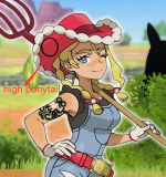 Pokemon Rancher Kitt Styled Cosplay Wig 60cm